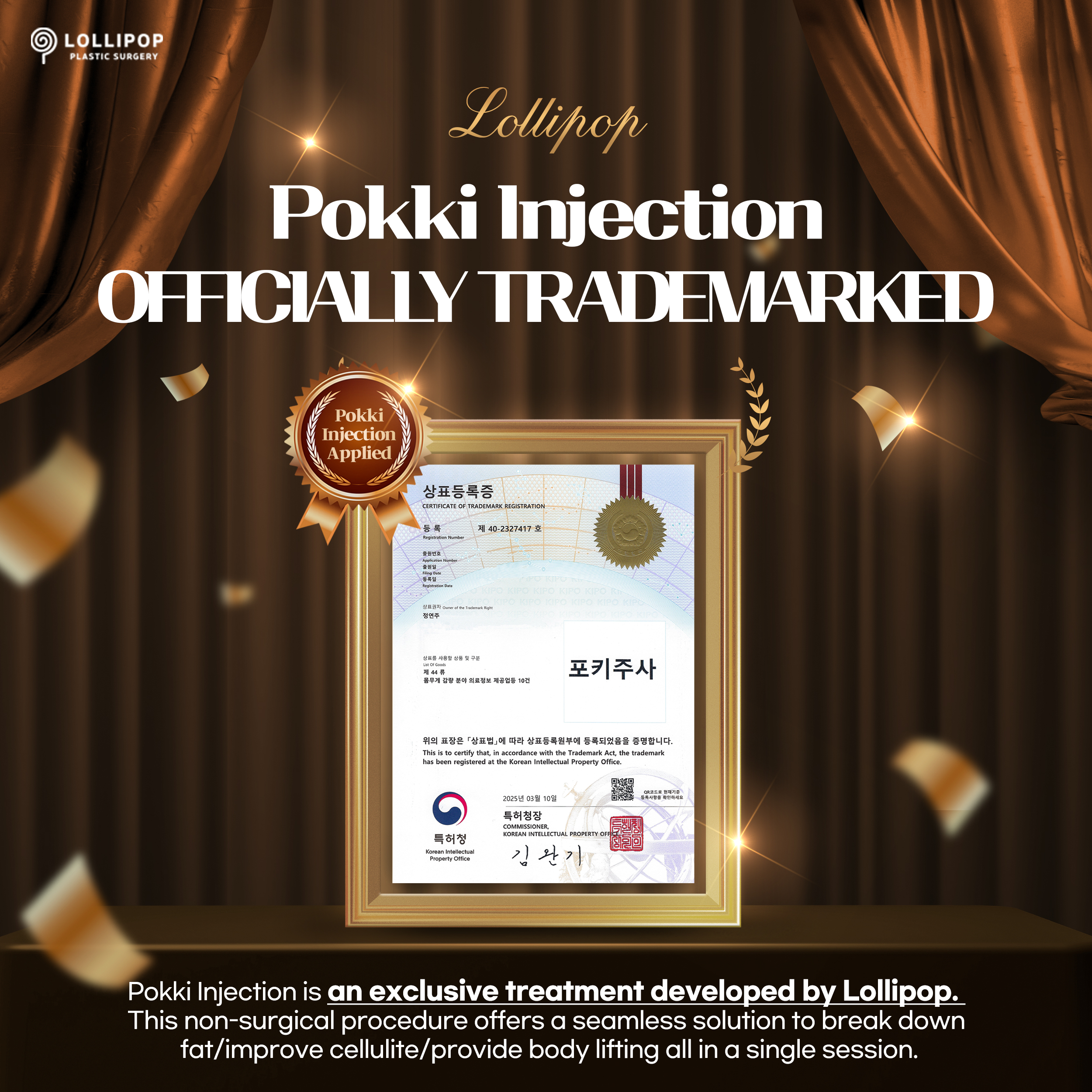 Pokki Injection officially trademarked