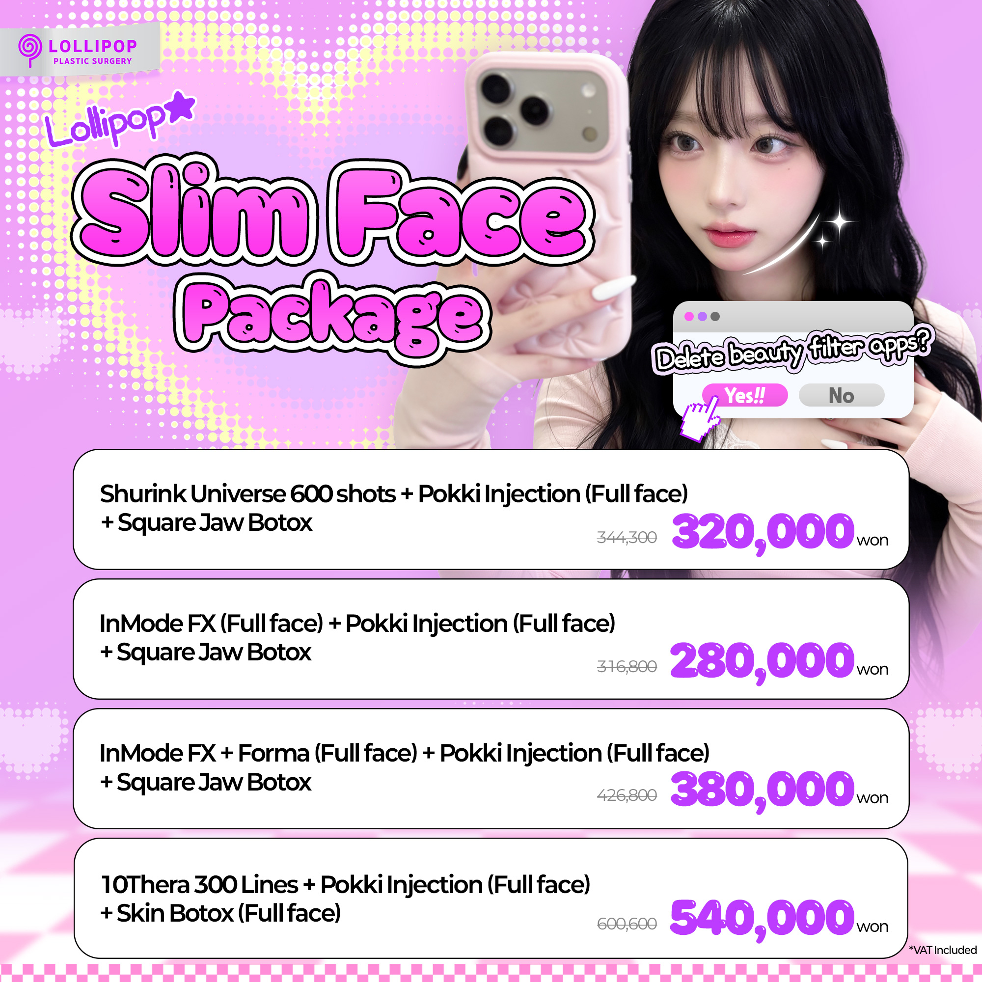 The Slim Face Package